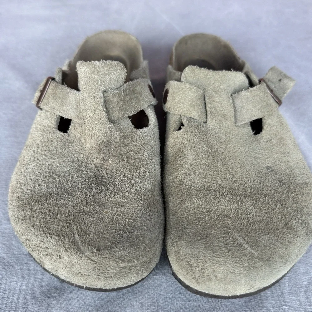 Size 39/W8/M6 - Birkenstock Boston‎ Mule Bone Sandals SFB